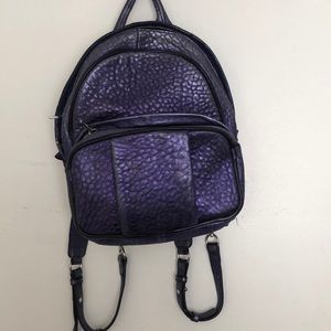 Alexander Wang Metallic Purple Backpack